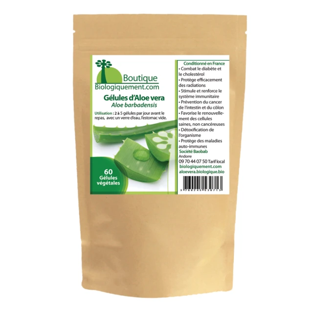 Gélules d'Aloe vera